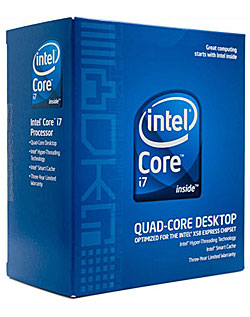 Коробочная версия десктоп-процессора Intel Core i7.