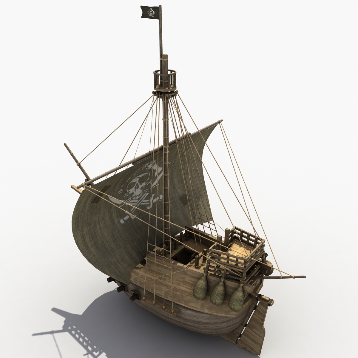 3d model Pirate Ship