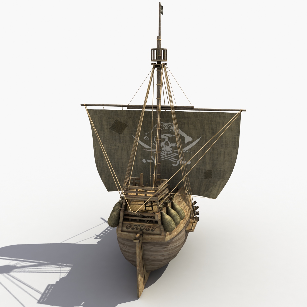 3d model Pirate Ship