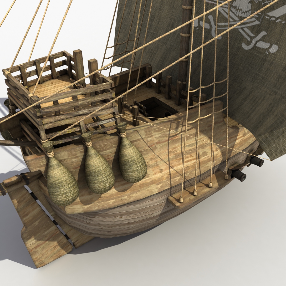 3d model Pirate Ship