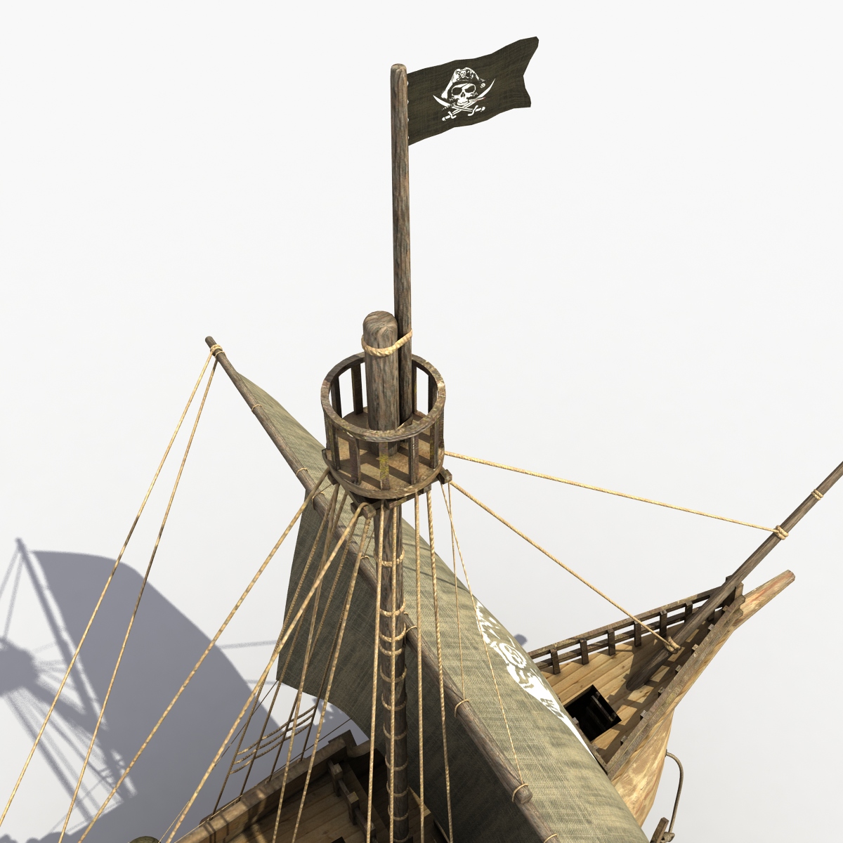 3d model Pirate Ship