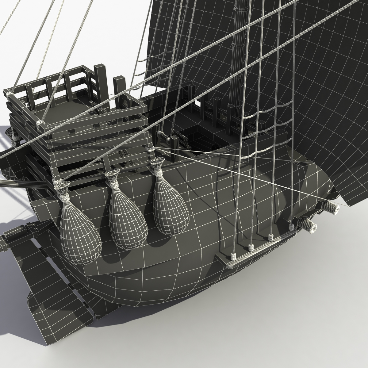 3d model Pirate Ship