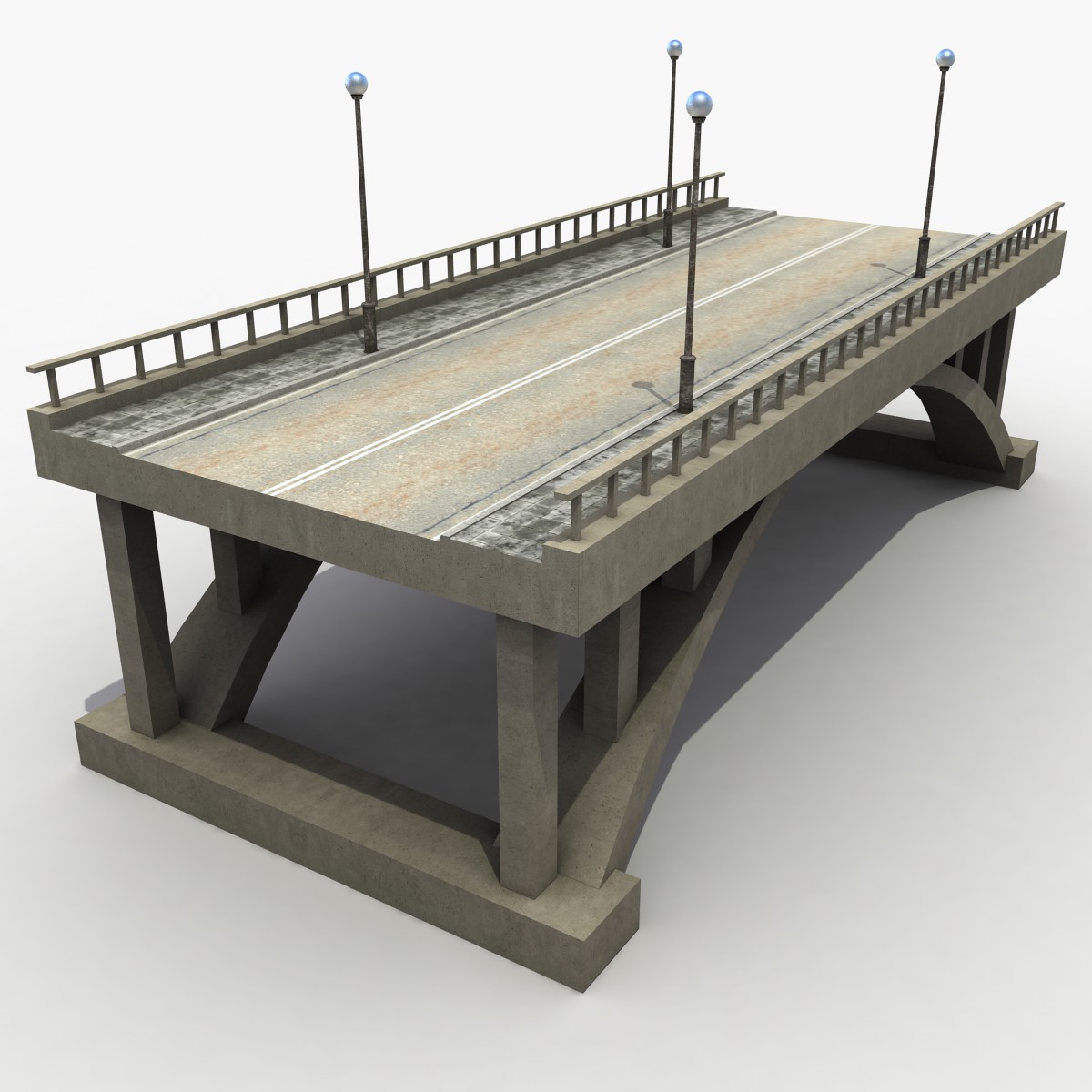 3d model Concrete Bridge