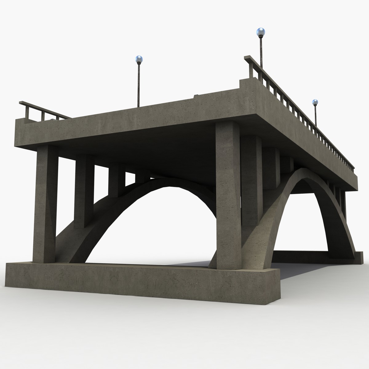 3d model Concrete Bridge