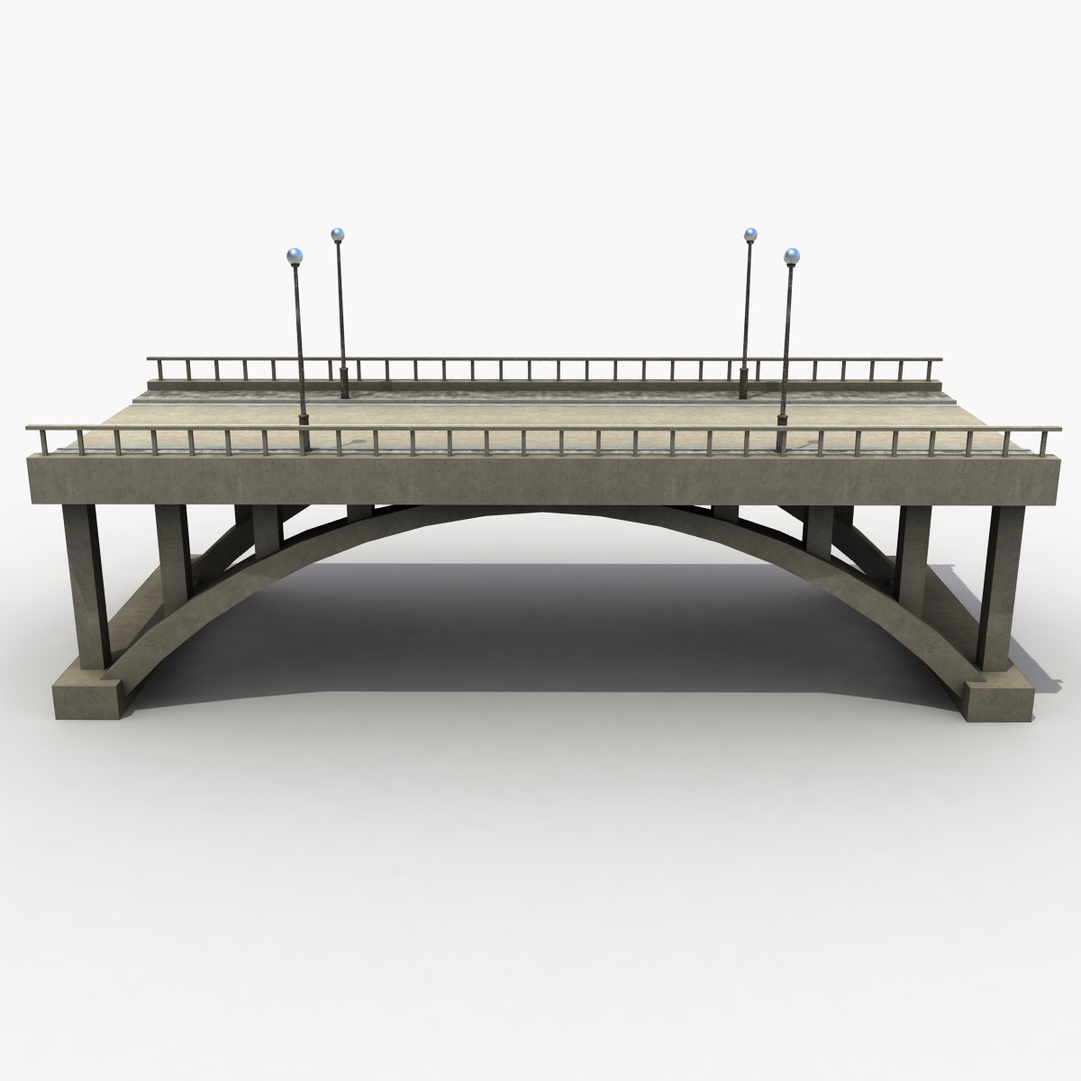 3d model Concrete Bridge