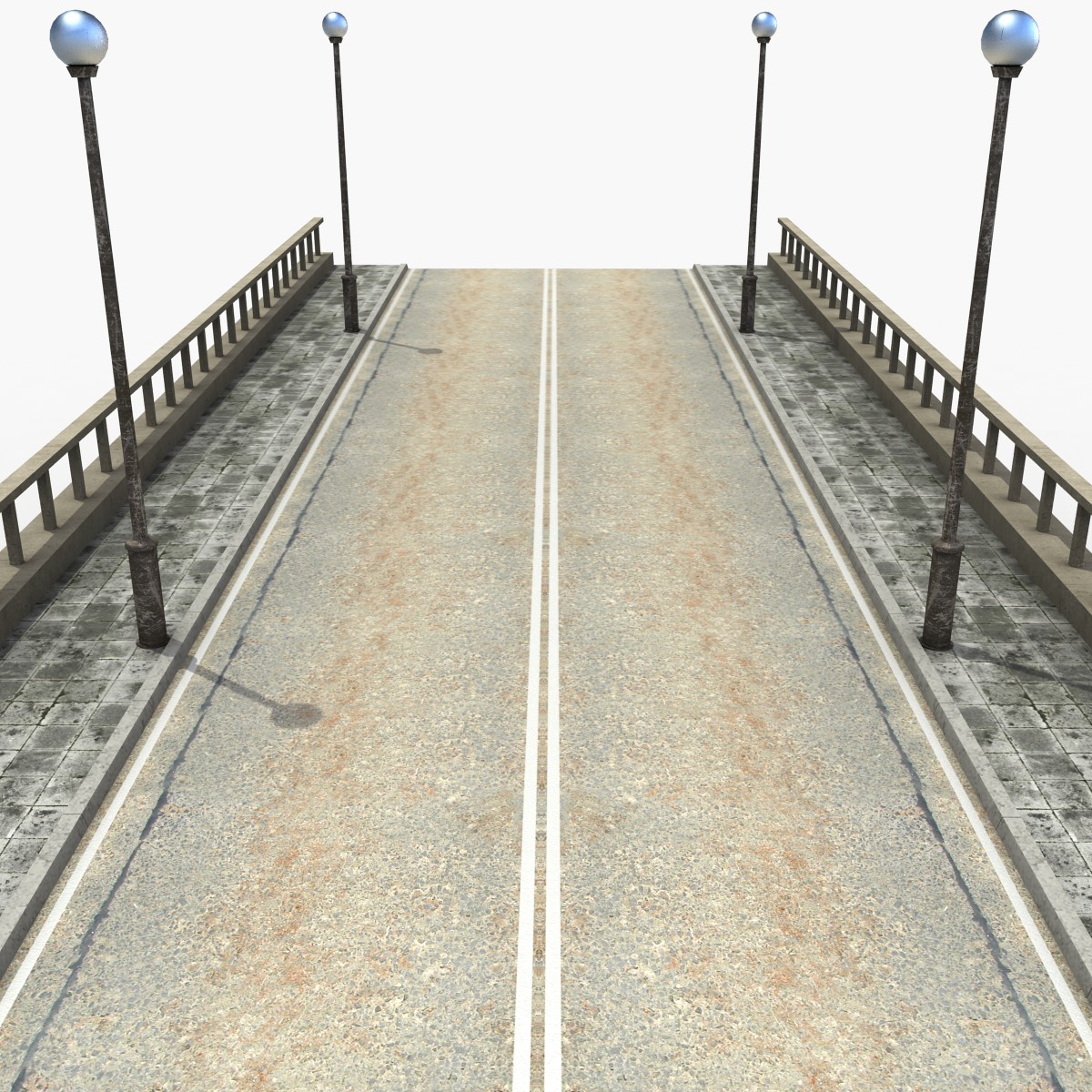 3d model Concrete Bridge